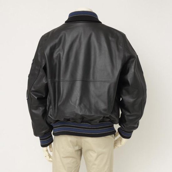 McGREGOR　111142601 アワードジャケット 2022年モデル　Award　Jacket 　エンブレム　レザー　スタジアム　ジャンバー画像