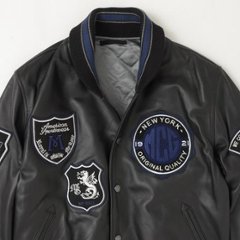 McGREGOR　111142601 アワードジャケット 2022年モデル　Award　Jacket 　エンブレム　レザー　スタジアム　ジャンバー画像