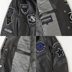 McGREGOR　111142601 アワードジャケット 2022年モデル　Award　Jacket 　エンブレム　レザー　スタジアム　ジャンバー画像