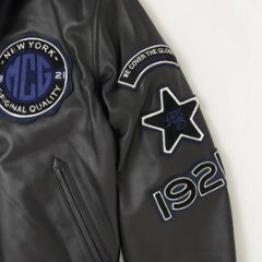 McGREGOR　111142601 アワードジャケット 2022年モデル　Award　Jacket 　エンブレム　レザー　スタジアム　ジャンバー画像