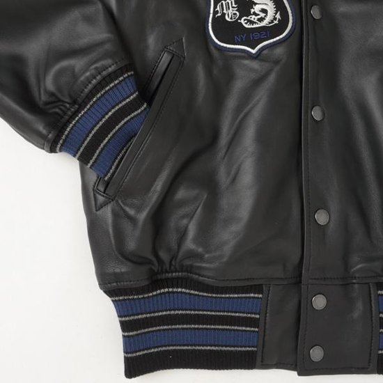 McGREGOR　111142601 アワードジャケット 2022年モデル　Award　Jacket 　エンブレム　レザー　スタジアム　ジャンバー画像