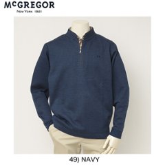 McGREGOR　111612603 メンズ　マクレガー　レイヤード衿付きトレーナー の画像