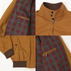 10％OFF＝マクレガー　メンズ スイングトップ 　ブルゾン　NEWカラーモデル　111112602　55）G.BROWN　裏地　レッドタータンチェック　撥水加工仕様　Water Repellent画像