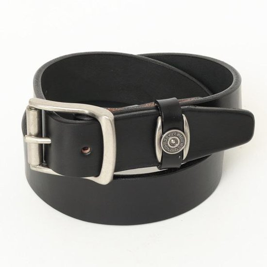 トリー tory 本革　レザーベルト　2428)OAKBARK & 2429)Black Strap Belts  3.8cm wide Roller Buckle 画像