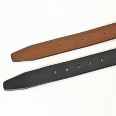 トリー tory 本革　レザーベルト　2428)OAKBARK & 2429)Black Strap Belts  3.8cm wide Roller Buckle 画像