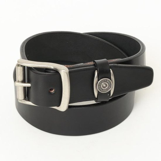 トリー tory 本革　レザーベルト　2711HAVANA　/2712Black　　Plain Strap Belt 4.4cm wide 画像