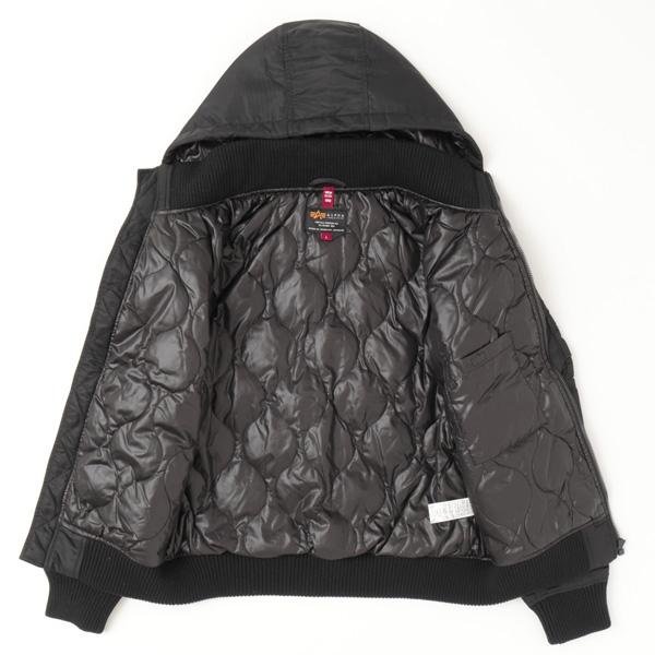 ALPHA アルファ フーデッドリブジャケット TA1571 / ミりタリー