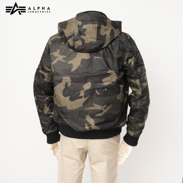 ALPHA アルファ フーデッドリブジャケット TA1571 / ミりタリー