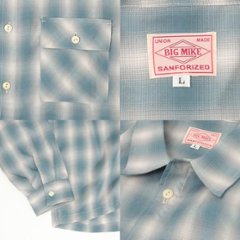 BIG MIKE 102315002 OMBLE CHECK L/S SHIRTS画像