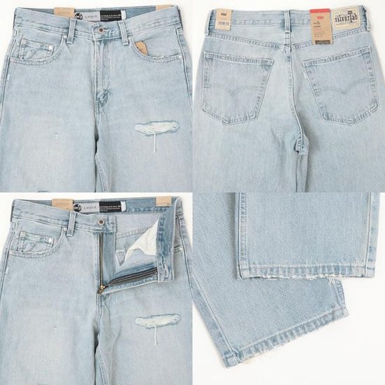 LEVI'S リーバイス SILVERTAB LOOSE DESTRUCTED ライトインディゴ a3421-0005画像