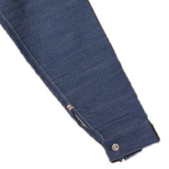 Levi's VINTAGE CLOTHING 1879 プリーツブラウス ORGANIC リジッド 日本製 A43950000画像