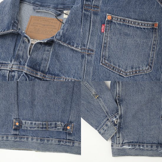 Levi's リーバイス TYPE I トラッカージャケット ダークインディゴ STONE WASH a3174-0004画像