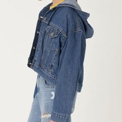 リーバイス(LEVI'S)フーデッドトラッカージャケット　SILVERTAB画像