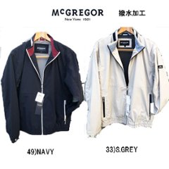 McGREGOR マクレガー ZIP UP BLOUSON ジップアップブルゾン 撥水加工 111113104の画像