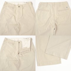 EDWIN khaki wide STRAIGHT CHINO k090k画像