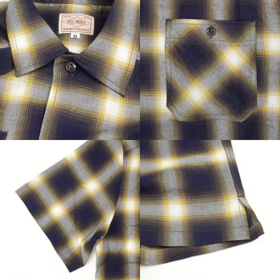 BIG MIKE 102325510 GREEN/BROWN　NAVY/TELLOW画像