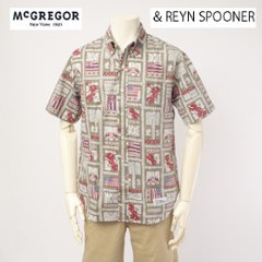 McGREGOR　マクレガー111162303 メンズ　半袖シャツ　シアサッカー素材画像