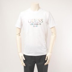 guess ゲス Shiny Film Logo Tee画像