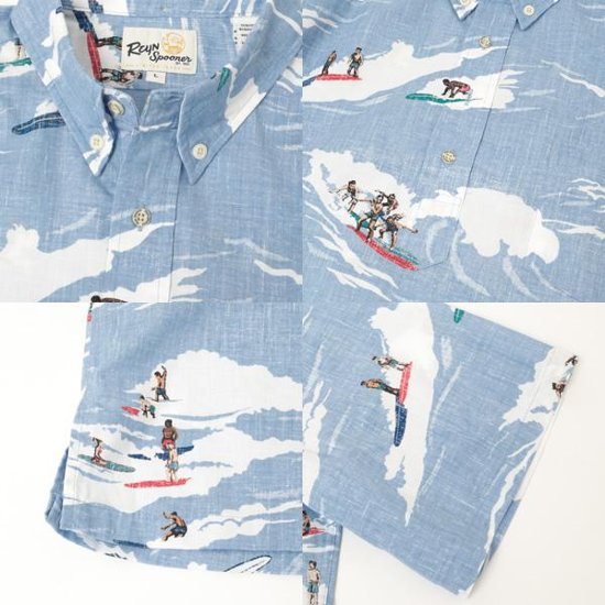 reynspooner レインスプーナー　0126-5818 SUMM OF '66 0198)CHAMBRAY BLUE  Spooner Cloth Pull over画像