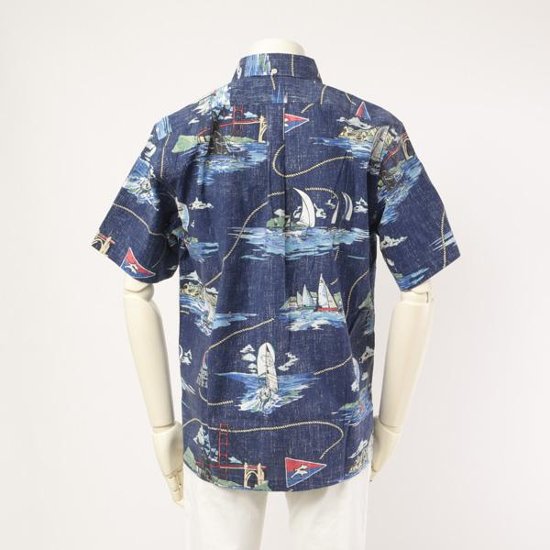 reynspooner レインスプーナー　0126-5459 PAC CUPCLASSIC BTN DOWN  0005)NAVY  Spooner Cloth Pull over画像