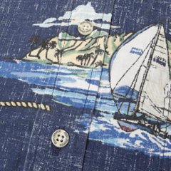 reynspooner レインスプーナー　0126-5459 PAC CUPCLASSIC BTN DOWN  0005)NAVY  Spooner Cloth Pull over画像