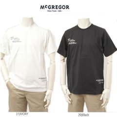 McGREGOR　マクレガー111722506 メンズ　半袖シャツ　Tシャツ テキストプリント　の画像