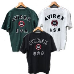 avirex 783-2129010 ヴァーシティロゴTシャツ ミリタリー 半袖Tシャツの画像
