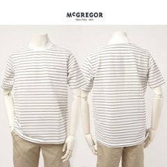 マッグレガー　111723107 メンズ 半袖Ｔシャツ リフレッシング ボーダー画像