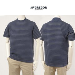 マッグレガー　111723107 メンズ 半袖Ｔシャツ リフレッシング ボーダー画像
