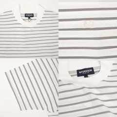 マッグレガー　111723107 メンズ 半袖Ｔシャツ リフレッシング ボーダー画像