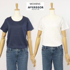 McGREGOR　マクレガー　レディース 311722201 無地 接触涼感 UVカット　汗じみ防止 天竺素材の画像