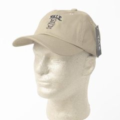 エール大学　ロゴキャップ　YALE   UNIVERSITY LOGO　CAP  YALE　University Logo Cap Twill Cotton　100％ Free　Size　画像