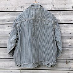 Levi's リーバイス サンライズトラッカージャケット ヒッコリーストライプ A4820-00 07）RAILROAD画像