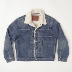 LEVI'S リーバイス a4882-0000 TYPE 1 SHERPA TRUCKER  リラックスフィット 裏地ボア素材 サイドポケット 優れた保湿性画像