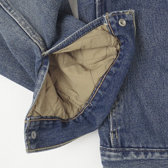 LEVI'S リーバイス a4882-0000 TYPE 1 SHERPA TRUCKER  リラックスフィット 裏地ボア素材 サイドポケット 優れた保湿性画像