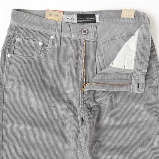 LEVI'S リーバイス SILVERTAB™ A3421-0020 ルーズフィット グレー SHARKSKIN テーパード コーデュロイ画像