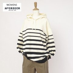 McGREGOR　マクレガー　レディース 311713601 マリン切り替えボーダーパーカー 39)Black/Naturalの画像