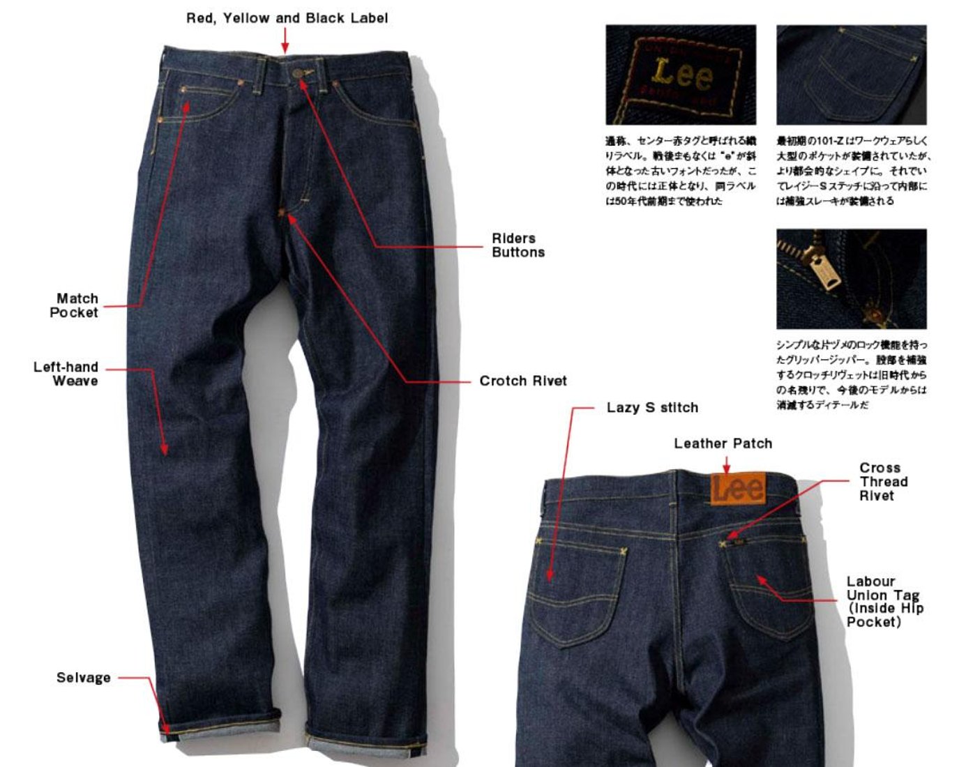 Lee アーカイブ 1948モデル LM6331 89(Rigid) Riders101-Z 1948 Model 