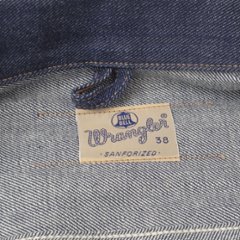 Wrangler アーカイブス 1958年モデル　復刻 11MJZ  Jacket WM9158-89） Non Wash画像