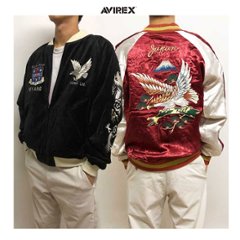 AVIREX アヴィレックス 3252066 リバーシブル仕様 VELVETEEN SKA JACKET A.N.G ベルベット スカ ジャケット エア ナショナル ガードの画像