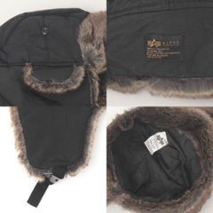 Alpha アルファ　tz3052 パイロットキャップ フライトキャップ ALPHA INDUSTRIES キャンプ  アウトドア 画像