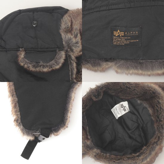 Alpha アルファ　tz3052 パイロットキャップ フライトキャップ ALPHA INDUSTRIES キャンプ  アウトドア 画像