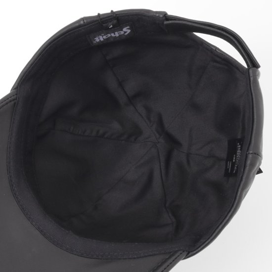 Schott ショットLEATHER　B.B CAP 782-2974003  010）BLACK  ラムレザー　羊革 3129154画像