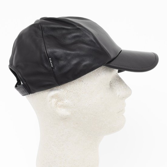 Schott ショットLEATHER　B.B CAP 782-2974003  010）BLACK  ラムレザー　羊革 3129154画像
