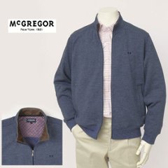 McGREGOR 111613801 メンズ マクレガー スウェットブルゾン 49)NAVY 裏起毛 の画像