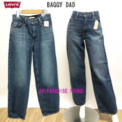 LADY LEVI'S BAGGY DAD A3494-00 28)DARK INDIGO  Pradise Found　バギー　パンツ　ジーンズ　ルーズ　リラックスジーンズの画像