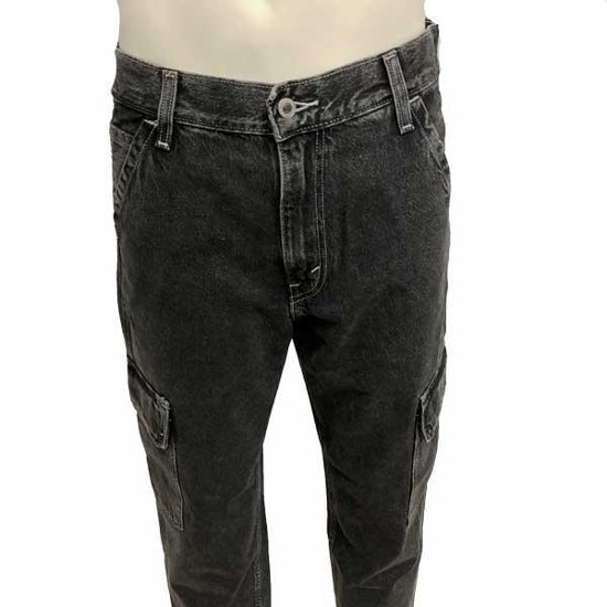 LEVI'S リーバイス SILVERTAB a5666-0000 ルーズフィット カーゴ 01)ブラック　ザ・ビレッジ画像