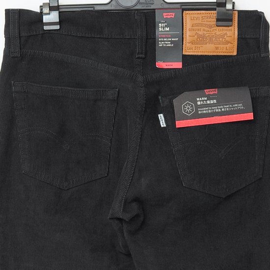 リーバイス（LEVI'S)  WARM 511 スキニーストレッチ　コーデュロイ素材　秋冬仕様　04511-38画像