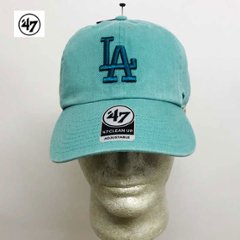 47 ロサンゼルス Dodgers ドジャース キャップ cap メジャーリーグ 帽子 野球帽　Lagoon Blueの画像