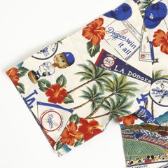 reynspooner レインスプーナー MLB DODGERS ドジャース アロハシャツ ハワイアン Scenic Aloha Shirt 大谷翔平 山本由伸 コットン100％画像